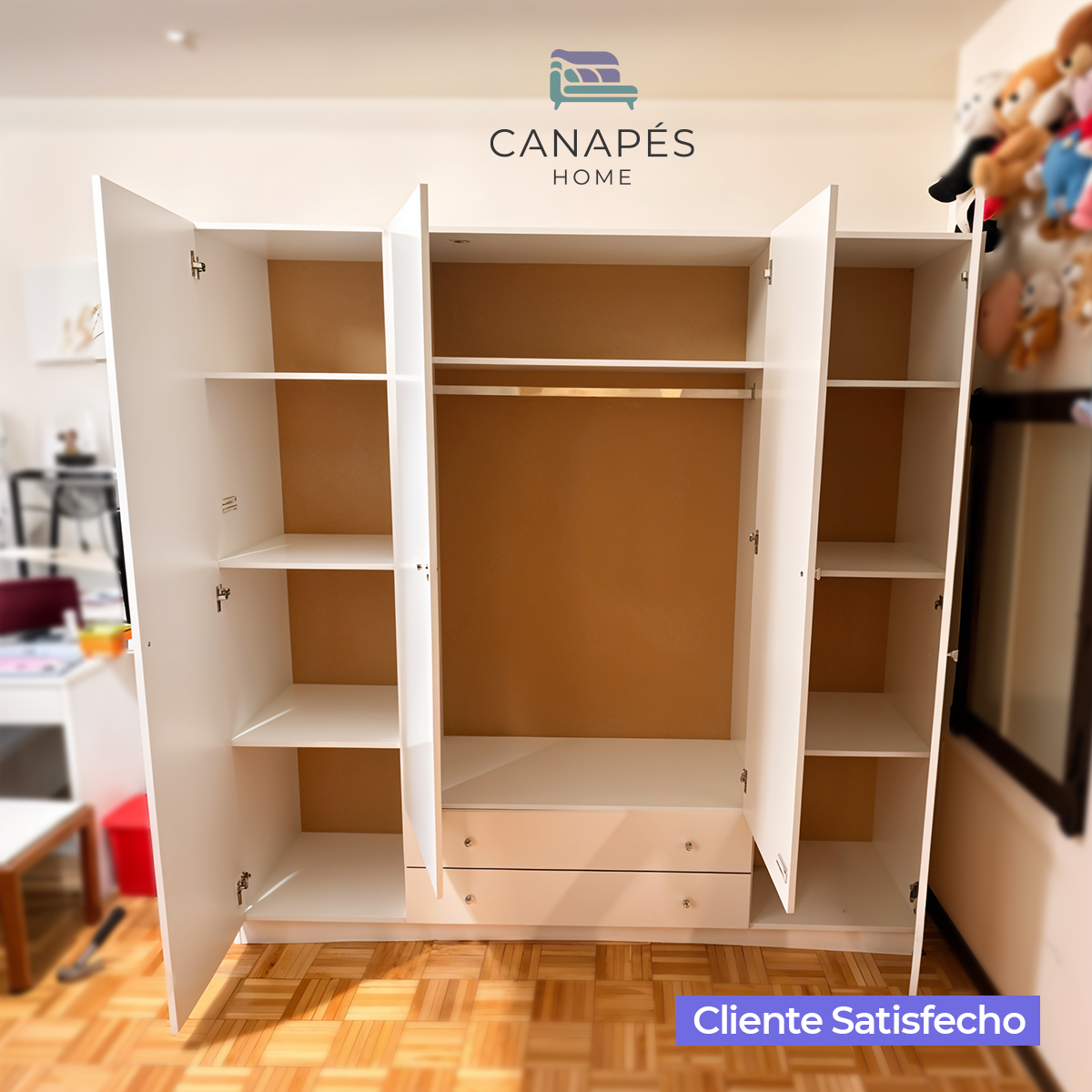 ARMARIO DE 4 PUERTAS