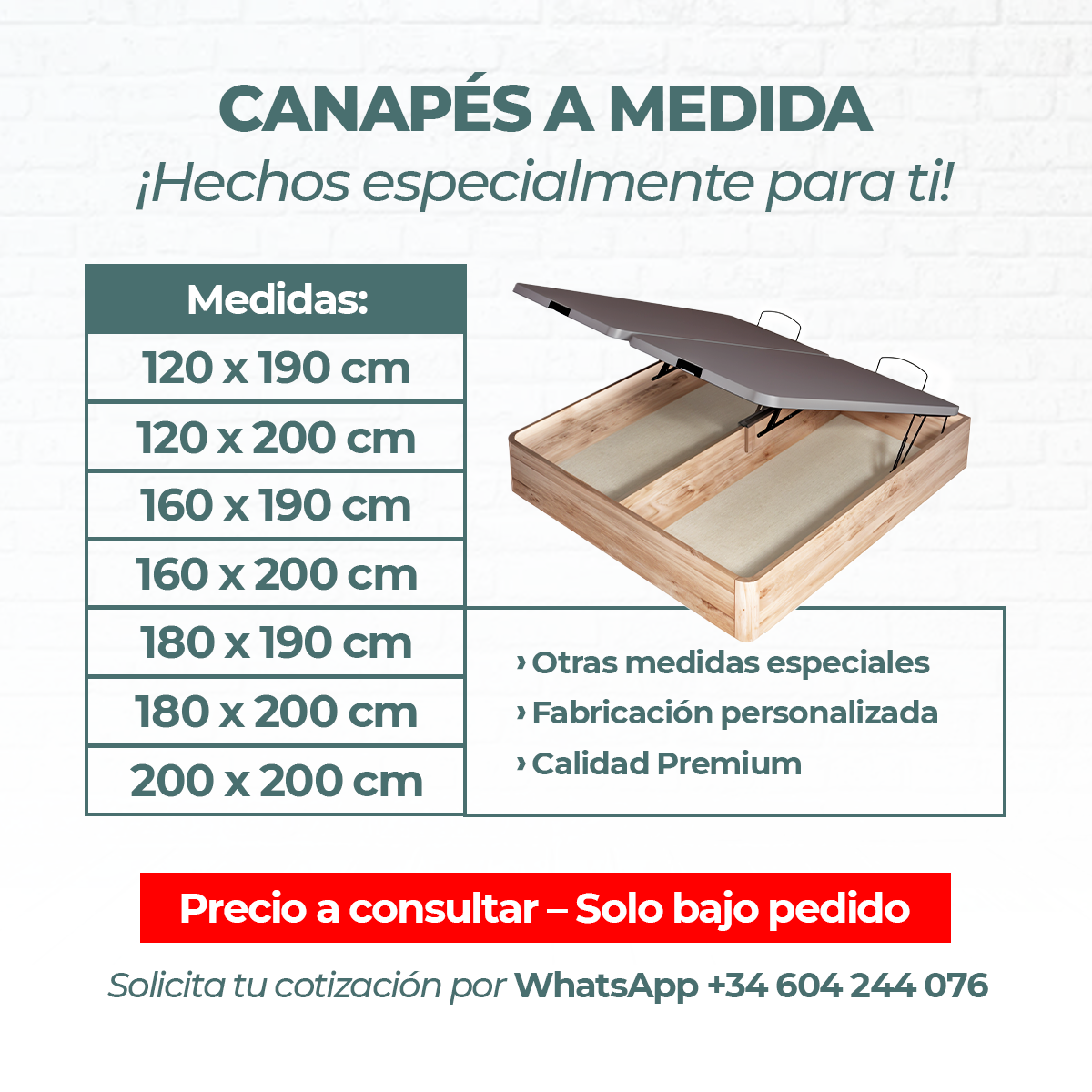 CANAPÉ ABATIBLE KING