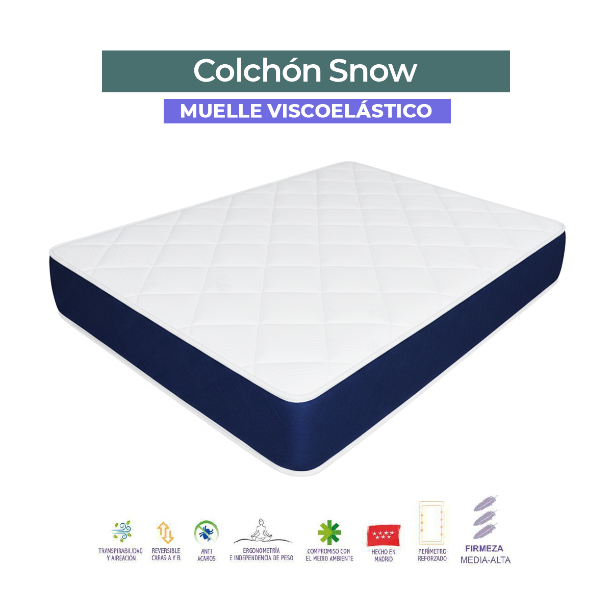 COLCHONES CON MEDIDAS ESPECIALES DESDE