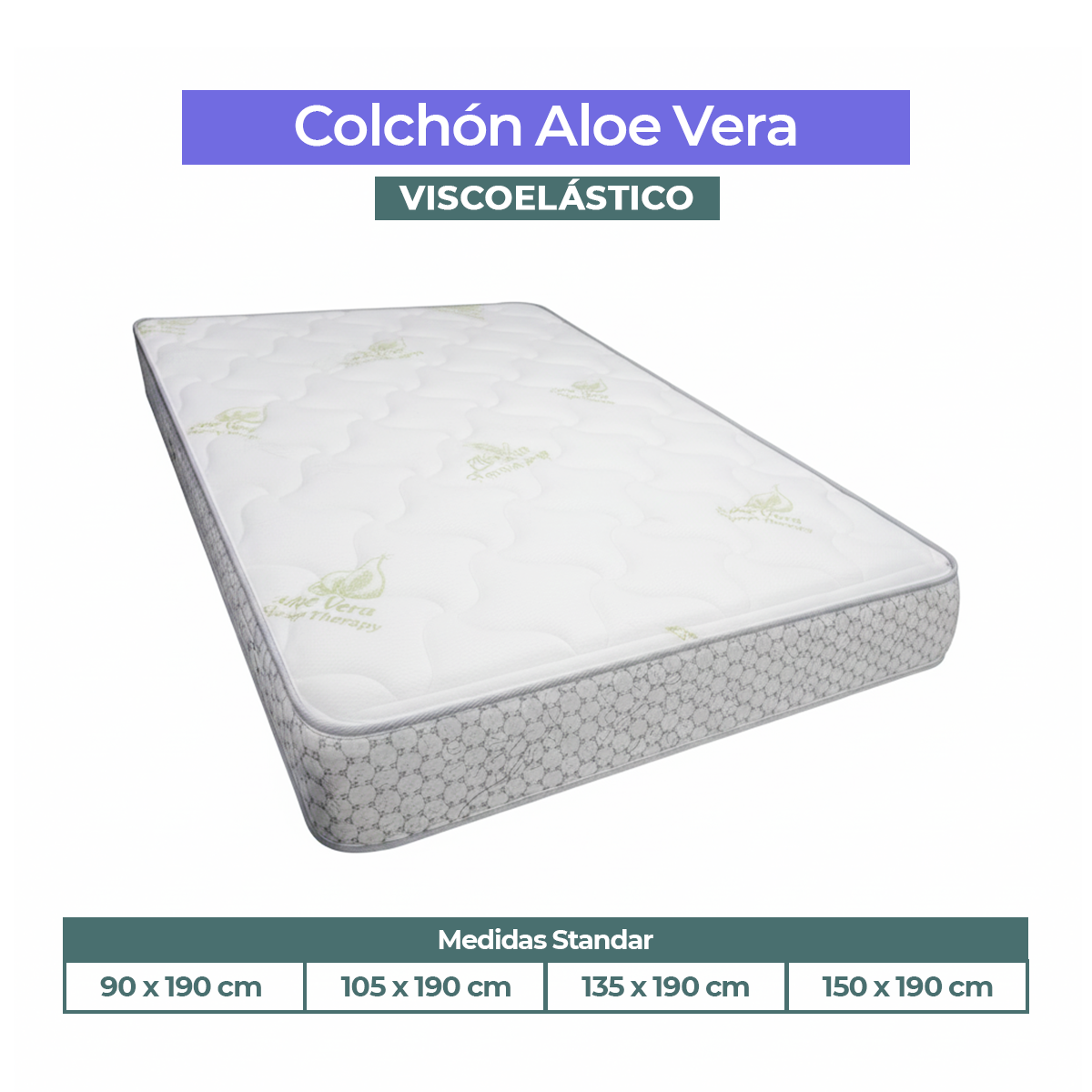 COLCHONES CON MEDIDAS STANDAR DESDE